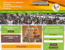 Tablet Screenshot of biodanza-federation-france.com